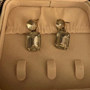 J Crew Crystal earrings
